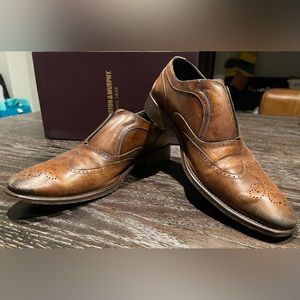 Johnston Murphy Cormac Wingtip Slip-on Men's Shoes